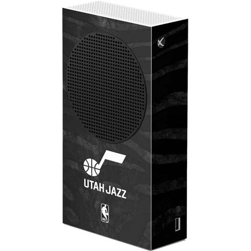 NBA Utah Jazz Black Animal Print Xbox Series S Console Skin